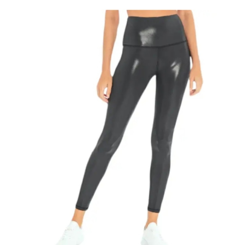 CYCLE House Black Ombre Matte Foil Leggings size Medium